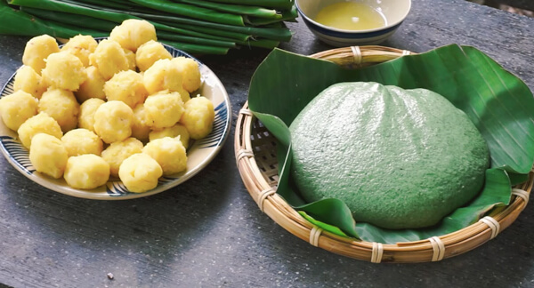 bánh ít lá gai bánh ít lá gai